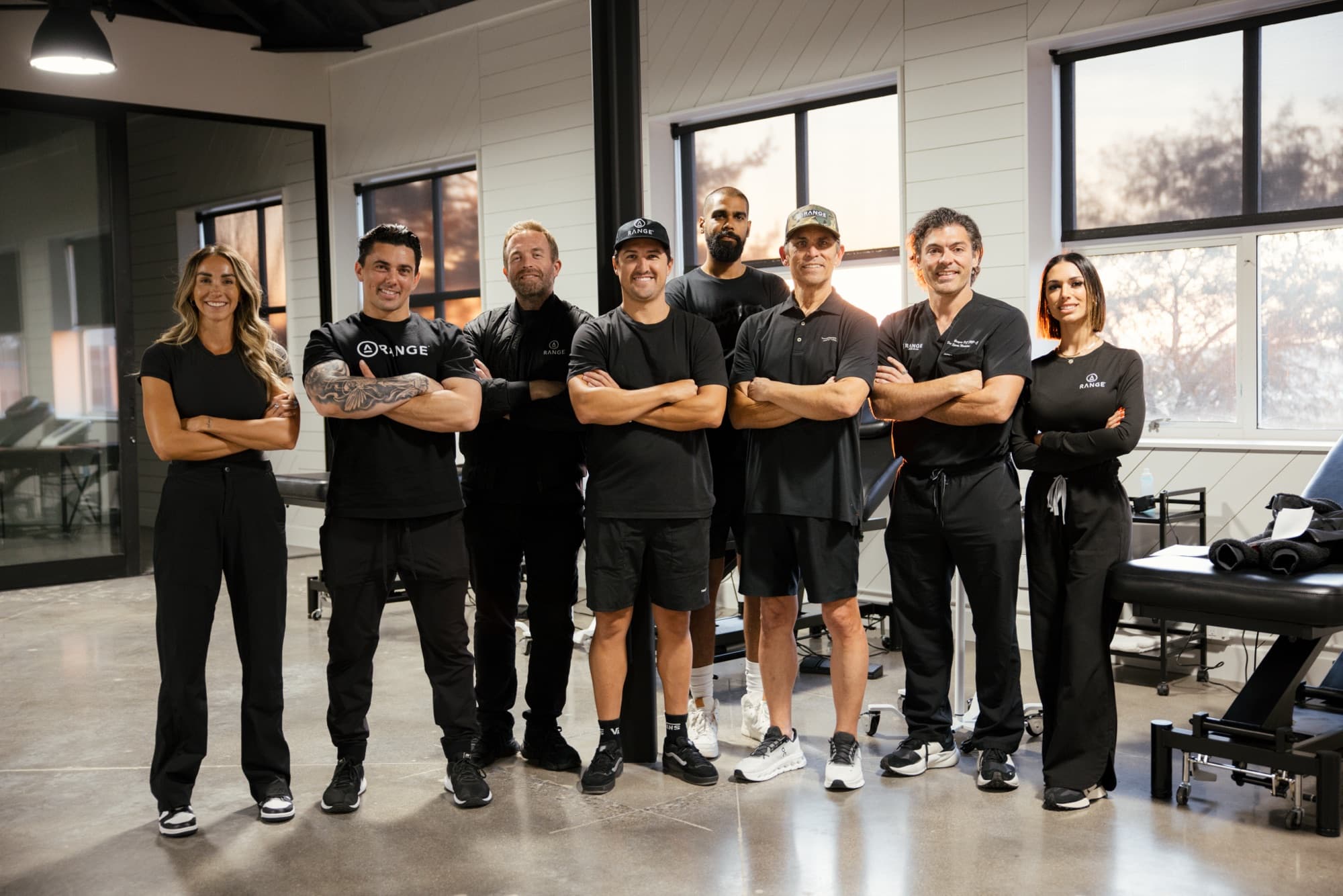 The Range San Clemente team at the clinic